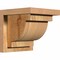 Ekena Millwork Alpine Rough Sawn Corbel w/Backplate, Western Red Cedar, 8"W x 8"D x 8"H COR08X08X08ALP01RWR - alternate 1